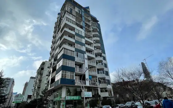 Новый 14 этажный жилой дом у парка 6 мая на ул Парнаваз мепе. Квартиры с видом на море и на парк.