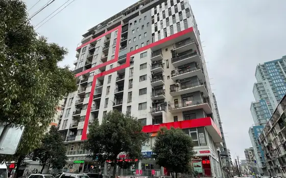 Новый жилой дом на улице Чавчавадзе. Квартиры с видом на горы и на город.