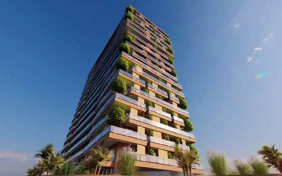 Элитные апартаменты в Dreamland Oasis в Чакви на берегу Черного море. Апартаменты под ключ с видом на море и на горы. Ча