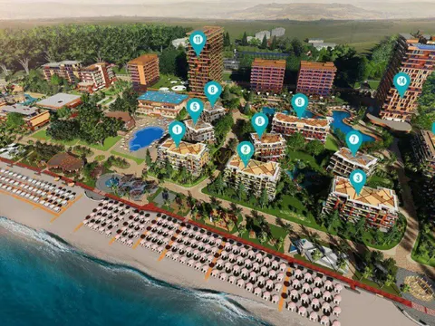 Элитные апартаменты в Dreamland Oasis в Чакви на берегу Черного море. Апартаменты под ключ с видом на море и на горы. Ча