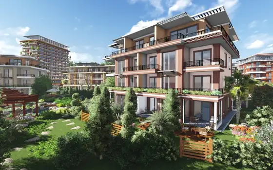 Элитные апартаменты в Dreamland Oasis в Чакви на берегу Черного море. Апартаменты под ключ с видом на море и на горы. Ча