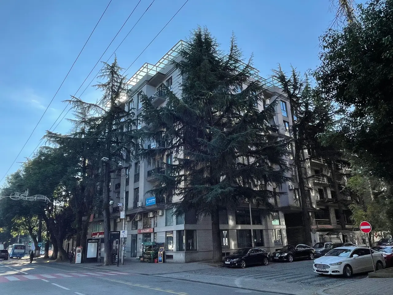 Новый 7 этажный жилой дом в центре города на улице Бараташвили у Площадь Европы.