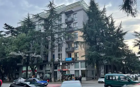 Новый 7 этажный жилой дом в центре города на улице Бараташвили у Площадь Европы.