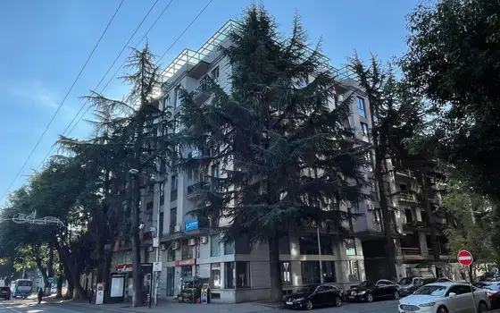 Новый 7 этажный жилой дом в центре города на улице Бараташвили у Площадь Европы.