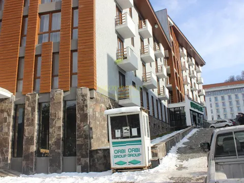 Новый жилой дом гостиничного типа ,,Орби Палас,,в горнолыжном курорте в Бакуриани. Апартаменты с видом на горы. Бакуриан