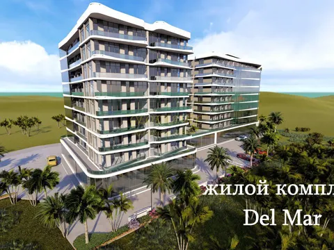 Новый жилой дом Complex Del Mar гостиничного типа у моря в Чакви. Беспроцентная внутренняя рассрочка. Апартаменты по цен