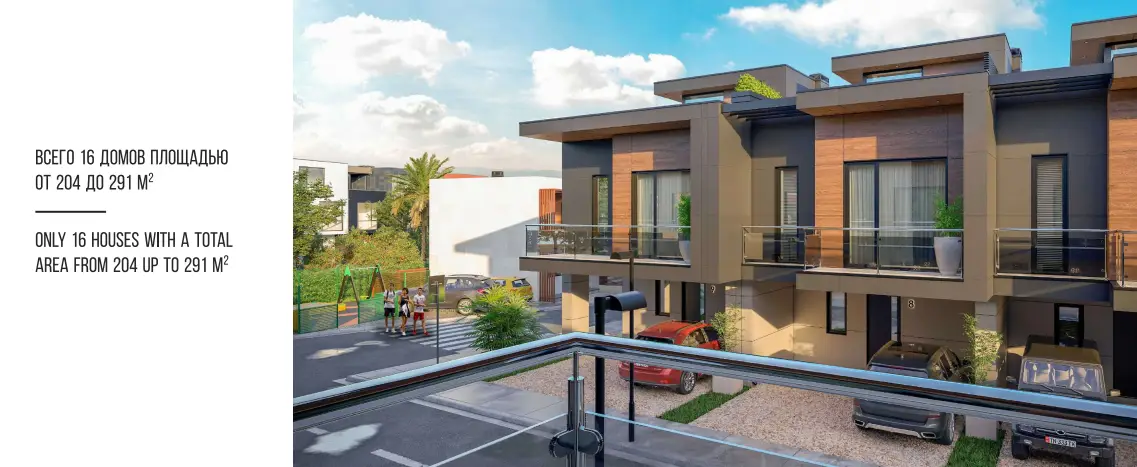 Новый проект коттеджного типа Polo Villas Greenfield в Батуми. Беспроцентная рассрочка от застройщика.
