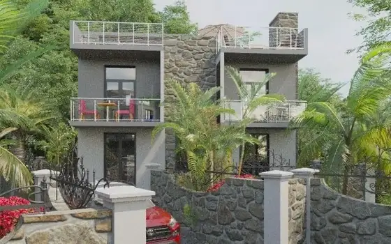 Новые элитные виллы European Village Elite на берегу Черного моря в Гонио.