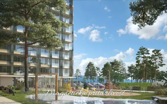 Новый жилой комплекс гостиничного типа Magnetic Beach Resort расположен на берегу Черного моря в Кобулети.