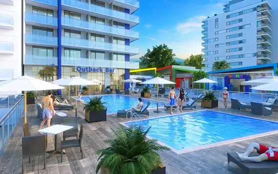Новый гостиничный комплекс премиум класса Palm Residence в городе Батуми. Квартиры с видом на море и горы.