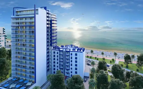 Новый гостиничный комплекс премиум класса Palm Residence в городе Батуми. Квартиры с видом на море и горы.