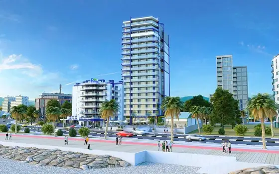 Новый гостиничный комплекс премиум класса Palm Residence в городе Батуми. Квартиры с видом на море и горы.