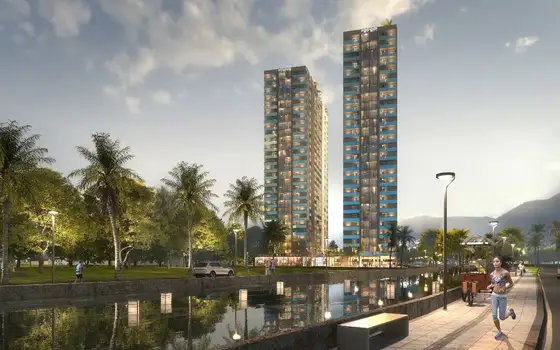 Современный многофункциональный комплекс HORIZON GRAND RESIDENCE рядом с новым бульваром.