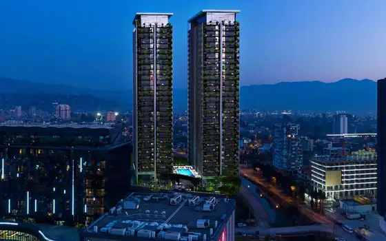 Современный многофункциональный комплекс HORIZON GRAND RESIDENCE рядом с новым бульваром.