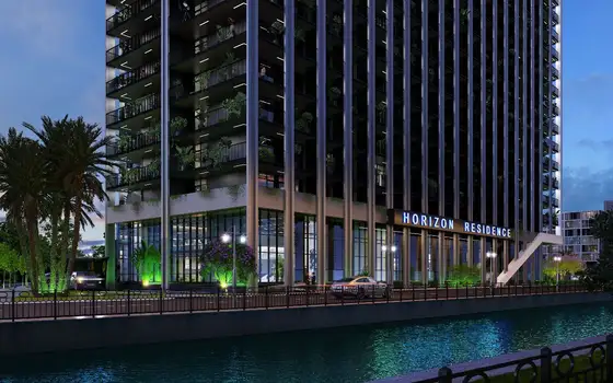 Современный многофункциональный комплекс HORIZON GRAND RESIDENCE рядом с новым бульваром.