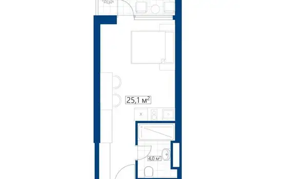 1-bedroom apartment in Calligraphy Towers with sea view, photo 2