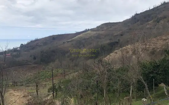 Продается земельный участок с  видом на море и горы в Махинджаури.