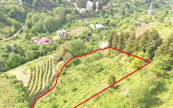Земельный участок с видом на море и горы.