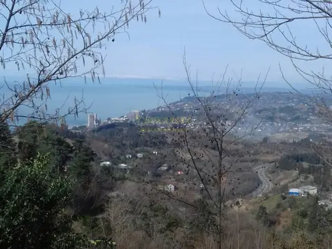 Продается земельный участок в Махинджаури с прекрасным видом на море, город Батуми и горы.
