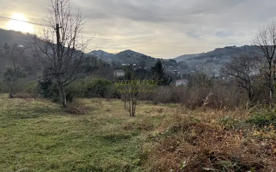 Сельскохозяйственная земля в пригороде Батуми у реки.