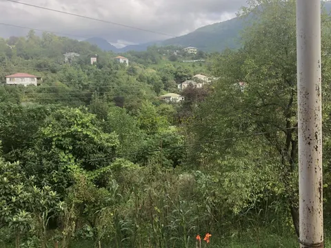 Продается частный дом в тихом районе с видом на горы в Хелвачаурском муниципалитете.