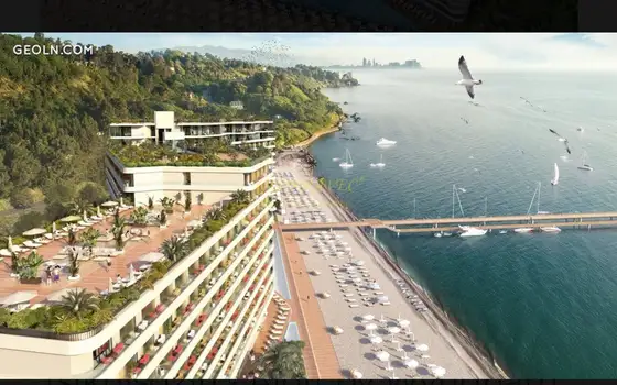 Квартира на пляже, в красивом комплексе, с прекрасным видом