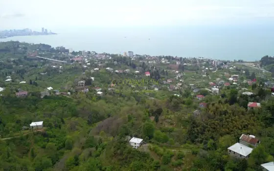 Земельный участок в Махинджаури с видом на море и Батуми - სურათი 1