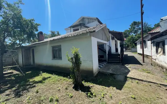 В селе Григолети на берегу Черного моря.