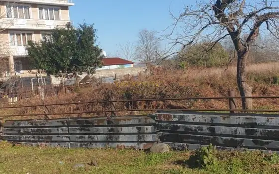 На одной из центральных улиц Кобулети, недалеко от моря.