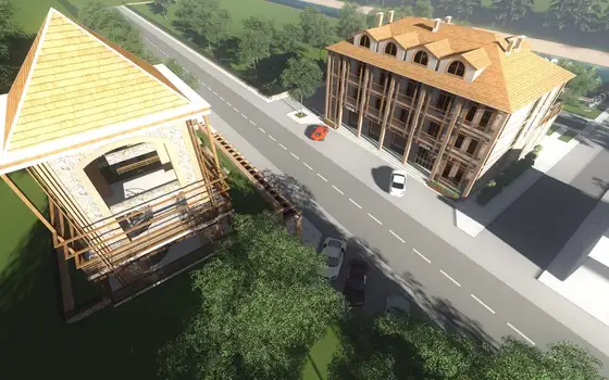 Hotel Under Construction in Zvare Near Forest and Mineral Springs, photo 5