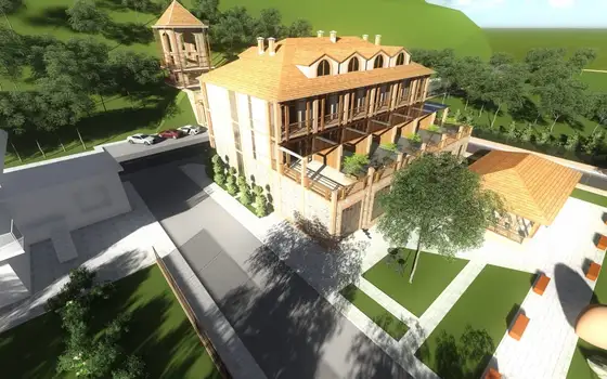 Hotel Under Construction in Zvare Near Forest and Mineral Springs, photo 4