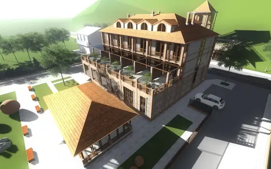 Hotel Under Construction in Zvare Near Forest and Mineral Springs, photo 7