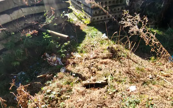 В Кобулетском муниципалитете, село Букнари, участок с видом на море.