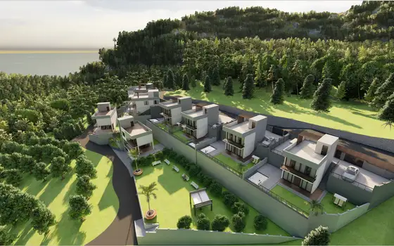 Участок 3380 м² с проектом 8 коттеджей и разрешением в Ачкве - изображение 1