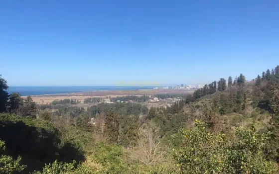 Продается земельный участок в Гонио с видом на море и город Батуми.