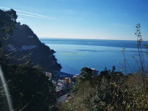Земельный участок в Квариати с видом на море.