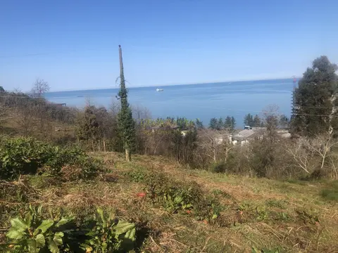 Продается земельный участок с видом на море и на горы в Махинджаури.