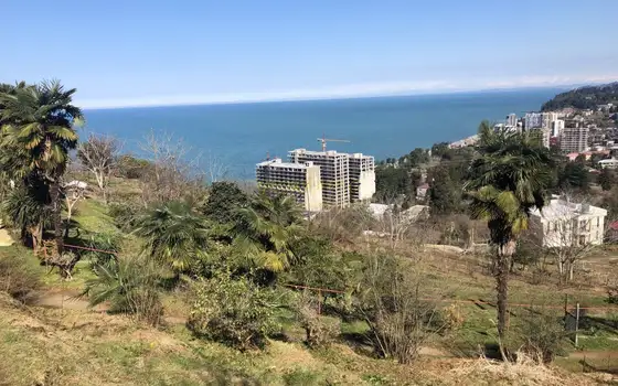 Продается земельный участок  с шикарным видом на море горы в Махинджаури. Аджария. - სურათი 1
