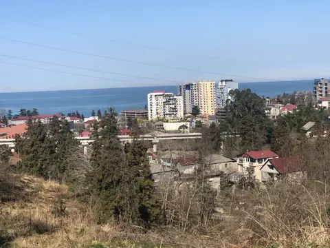Земельный участок на продаже с проектом и с видом на море в Махинджаури от моря в один км. Грузия. - სურათი 1