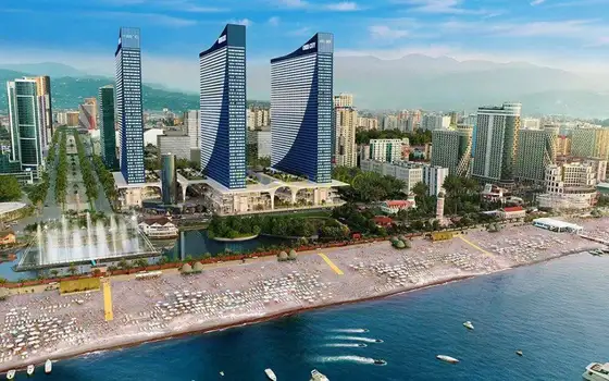 Однокомнатная квартира с видом на Черное море.
